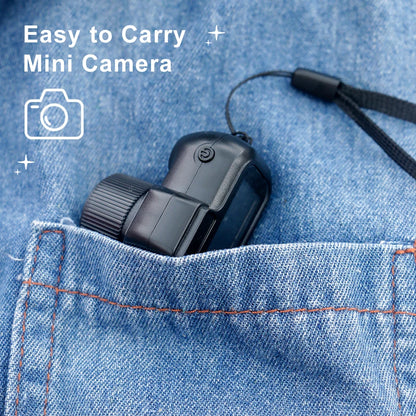 Mini Camera With 0.96in Screen CMOS Portable Video Recorder Support TF Card Y3000