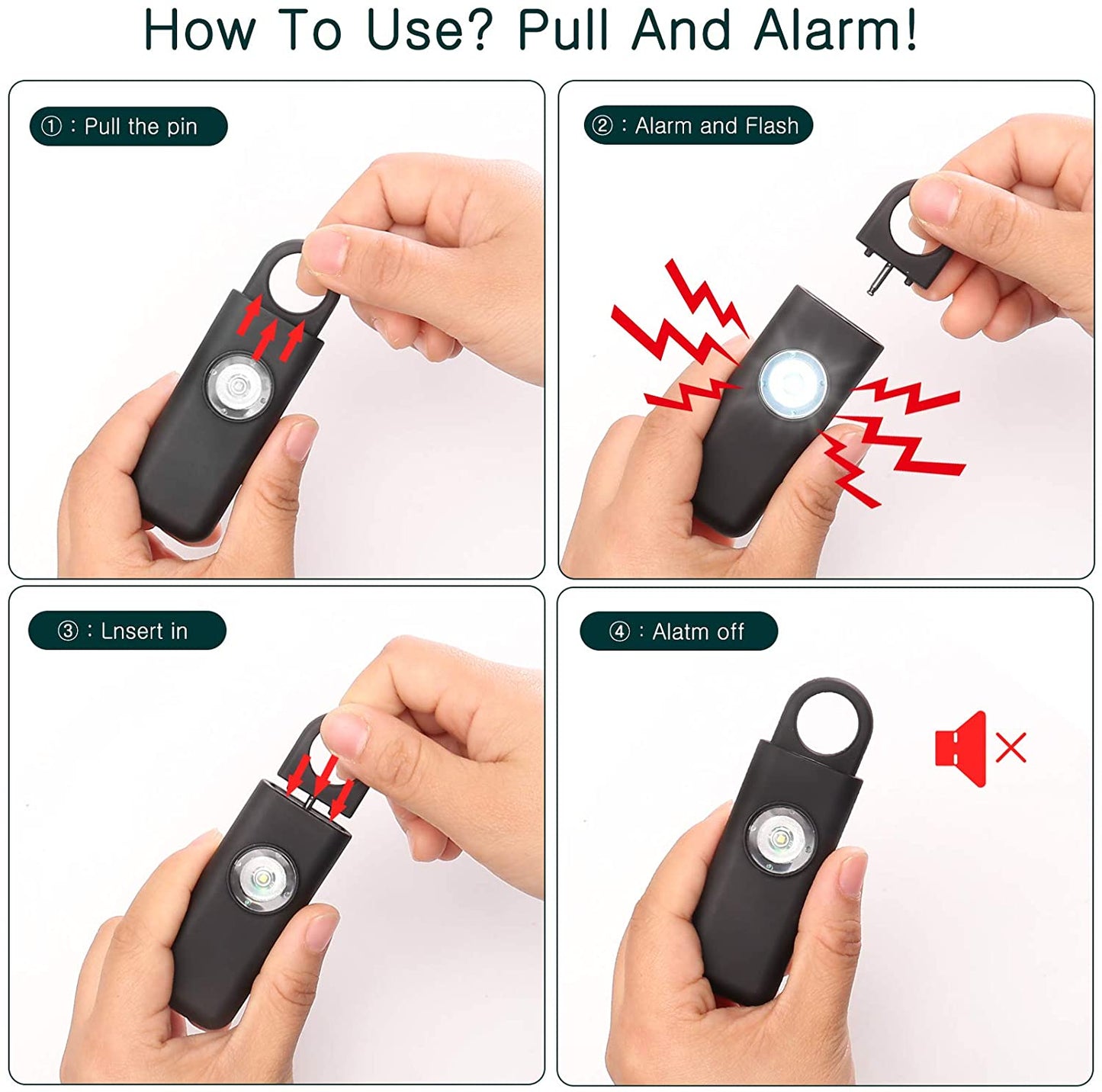 Self Defense Siren Safety Alarm for Women