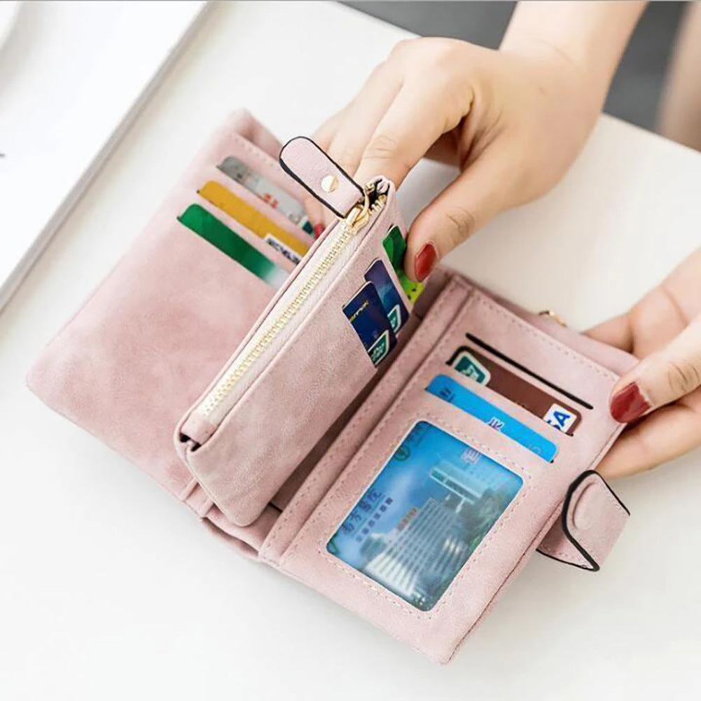 SMALL TRIFOLD LEATHER WALLET FOR WOMEN Regular price