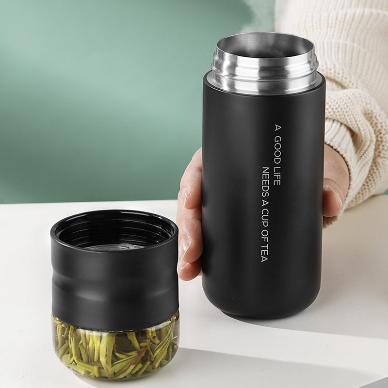 Tea Bottle Cup with Glass Infuser