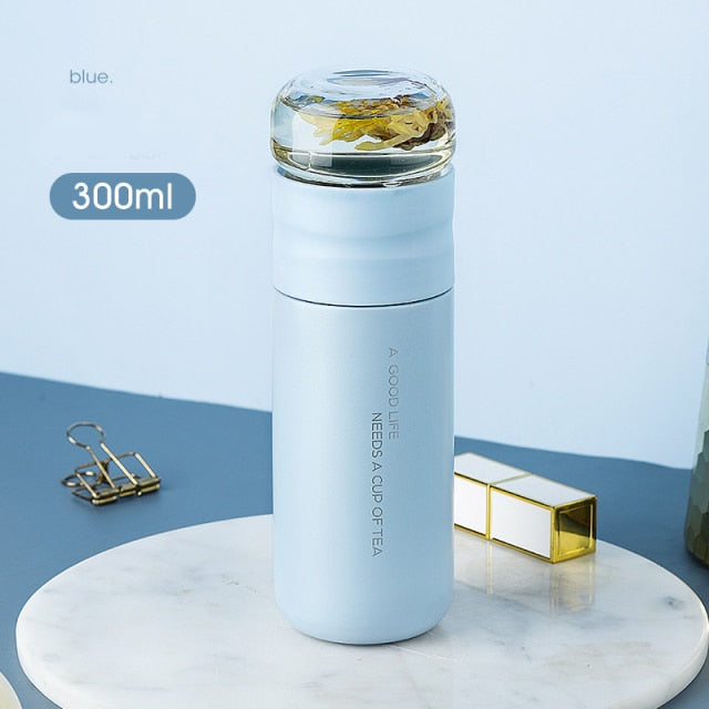 Tea Bottle Cup with Glass Infuser