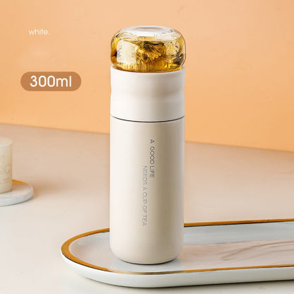 Tea Bottle Cup with Glass Infuser