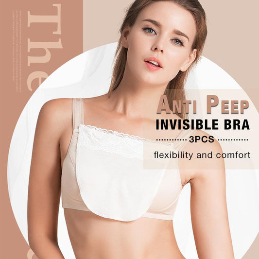 Anti peep invisible bra