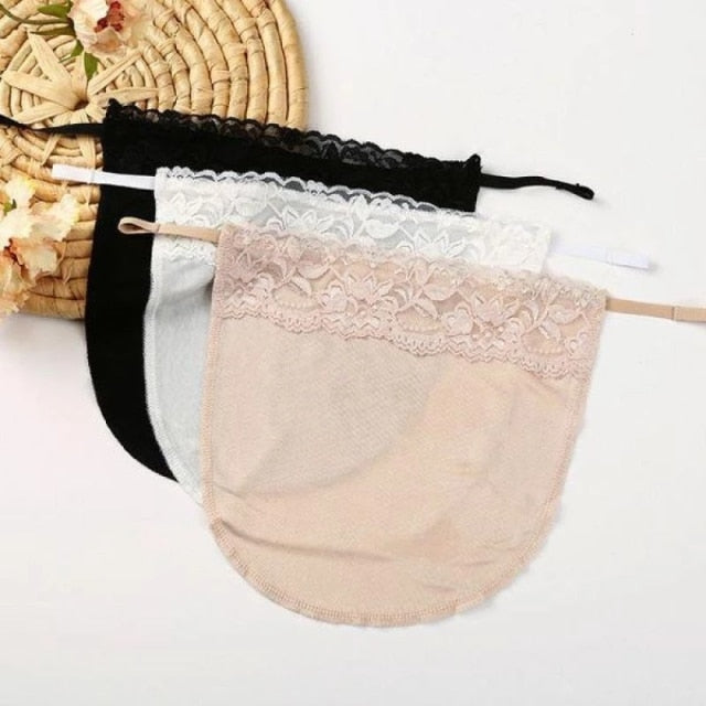 3 Pcs Lace Privacy Invisible Bra 2022 Latest Woman Anti Peep Invisible Bra  Lace Hide Underwear (Black) : : Fashion