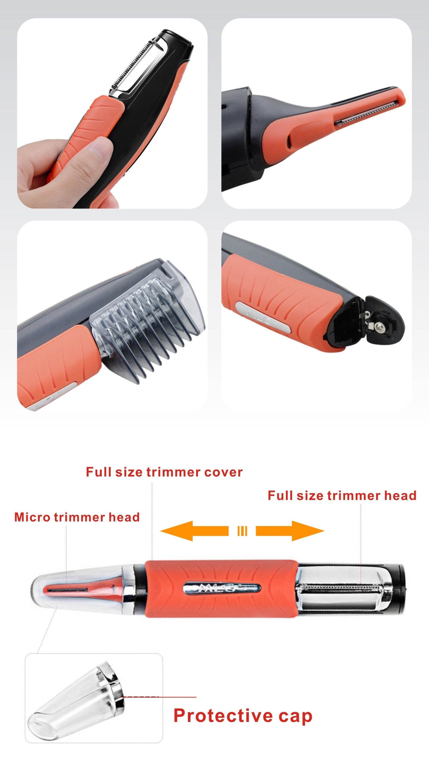 2 IN 1 HAIR TRIMMER