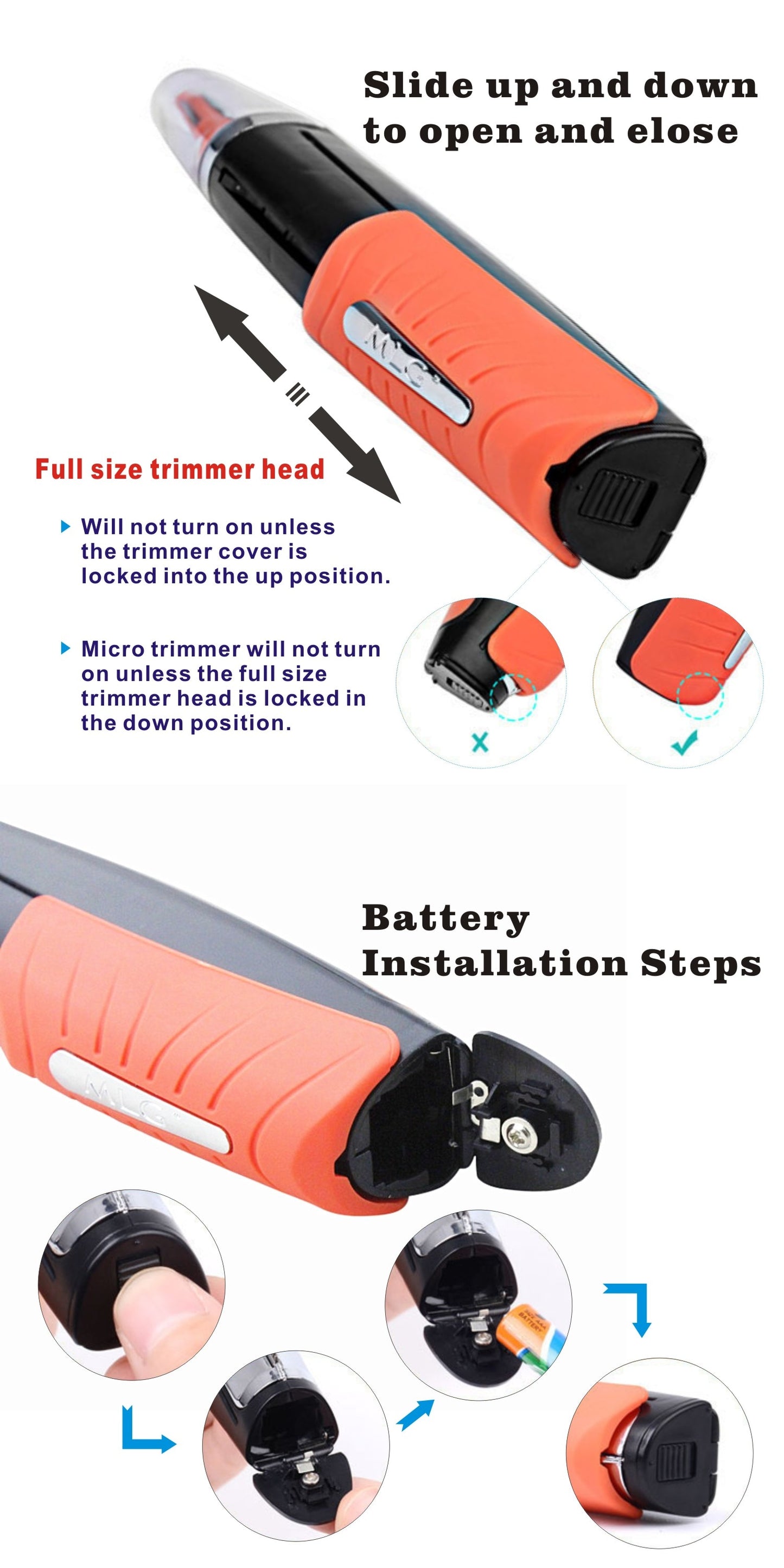 2 IN 1 HAIR TRIMMER