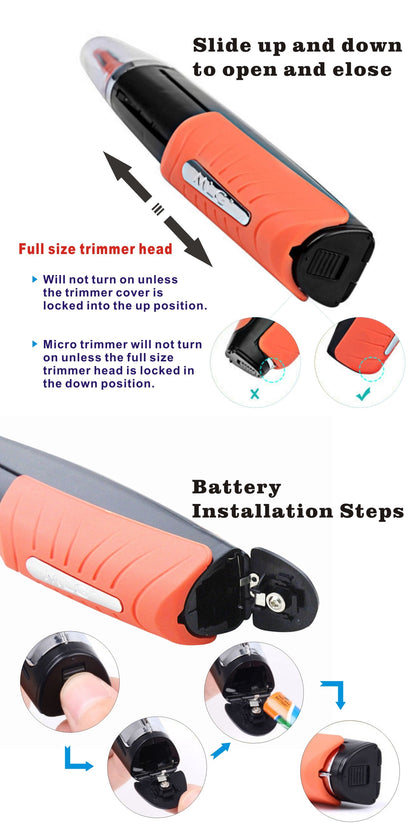 2 IN 1 HAIR TRIMMER