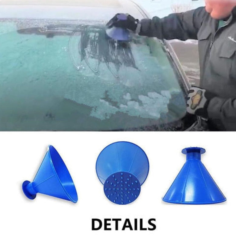 Window Glass Ice Cleaning