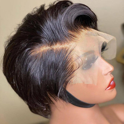 Short Pixie Cut Wig Human Hair